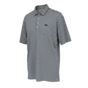 Fieldstone Performance Striped Sporting Polo Shirt Men Size 2XL Moisture Wicking